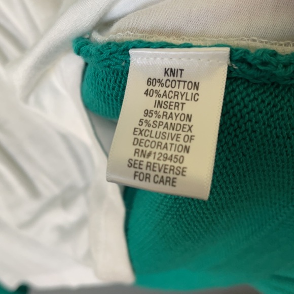 APT9 green white blazer size S - Picture 8 of 8